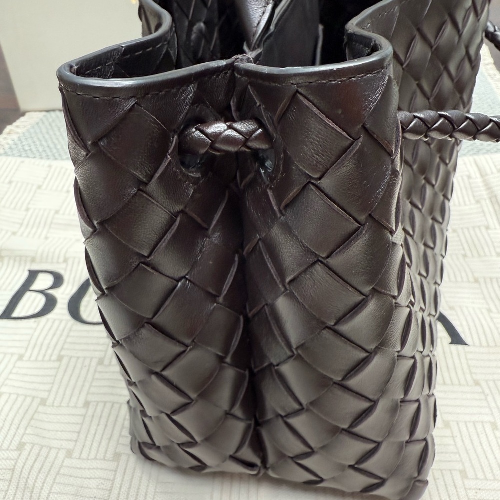 Andiamo shoulder bag with braided leather strap - Picture 2 of 13